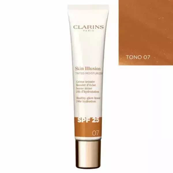 مرطب للوجه مع لون وحماية من الشمس CLARINS SKIN ILLUSION Tinted Mosturizer 07